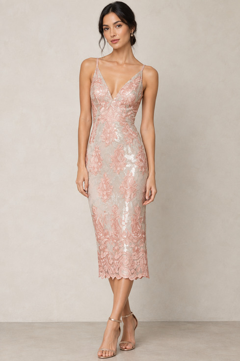 Dress the Population Dresses & Skirts - Dress the Population Angela Sequin & Lace Dress XS Homecoming Formal Holiday